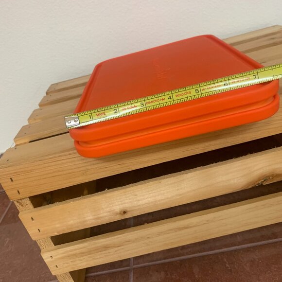 Pampered Chef Ice Cream Sandwich Maker Mold, Silicone & Nylon, Orange, #2493 - Picture 10 of 11